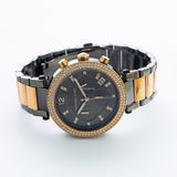 ساعة مايكل كورس باركر النسائية ثنائية اللون MK6440