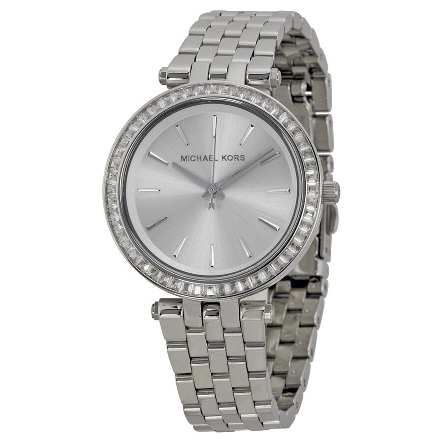 Michael Kors Petite Darci Reloj de mujer de acero con esfera plateada MK3364