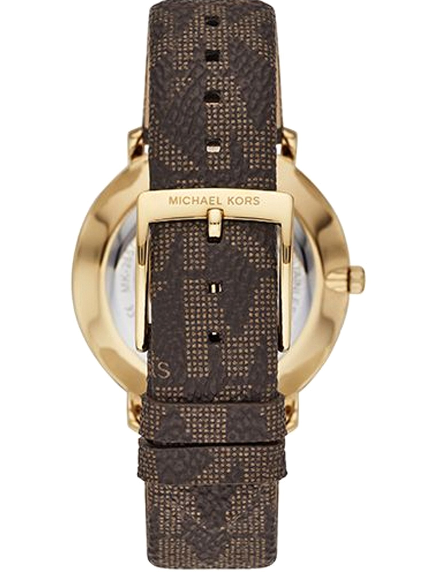 Michael Kors Pyper Reloj de cuarzo con esfera blanca y cristal para mujer MK2857