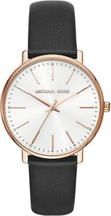 Michael Kors Pyper Reloj de cuarzo con esfera blanca para mujer MK2834