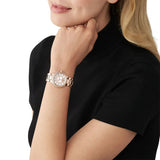 ساعة مايكل كورس النسائية باللون الذهبي الوردي - MK4700