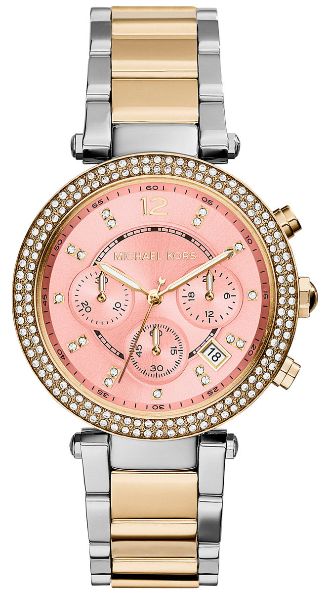 Michael Kors Rose Gold Ladies Watch - MK6140
