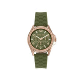 ساعة مايكل كورس النسائية باللون الذهبي الوردي - MK7421