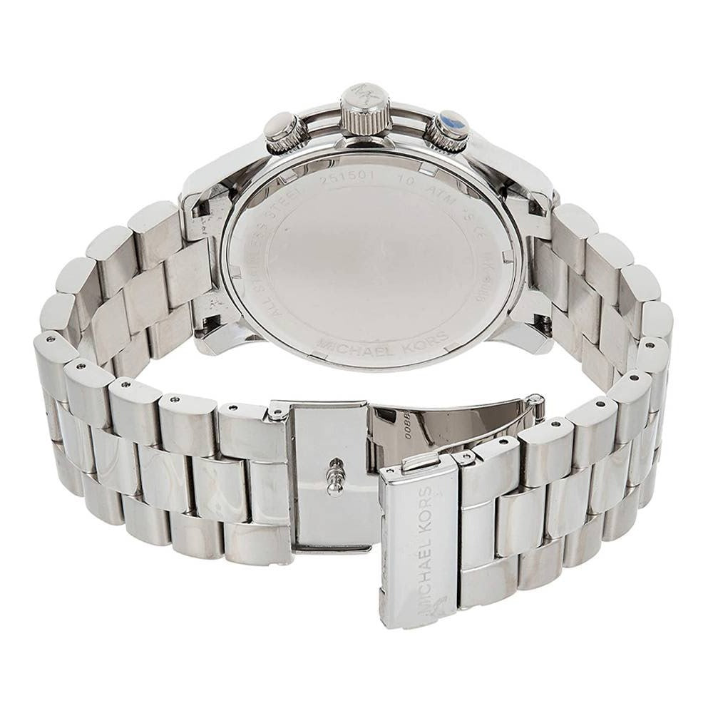 Michael Kors Runway Chronograph Silver-Tone Men's Watch - MK8086