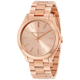 Michael Kors Runway Rose Dial Reloj unisex en tono dorado rosa MK3197