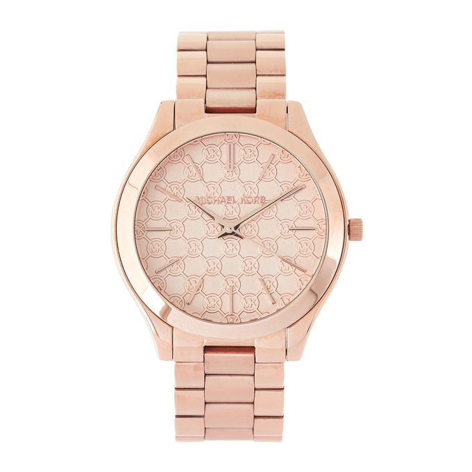 Reloj Michael Kors Runway de oro rosa para mujer MK3336