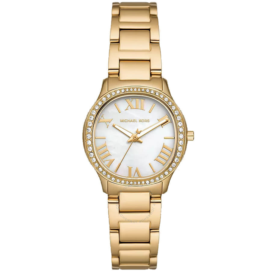 Michael Kors Sage Pavé Mother of Pearl Dial Ladies Watch MK4822