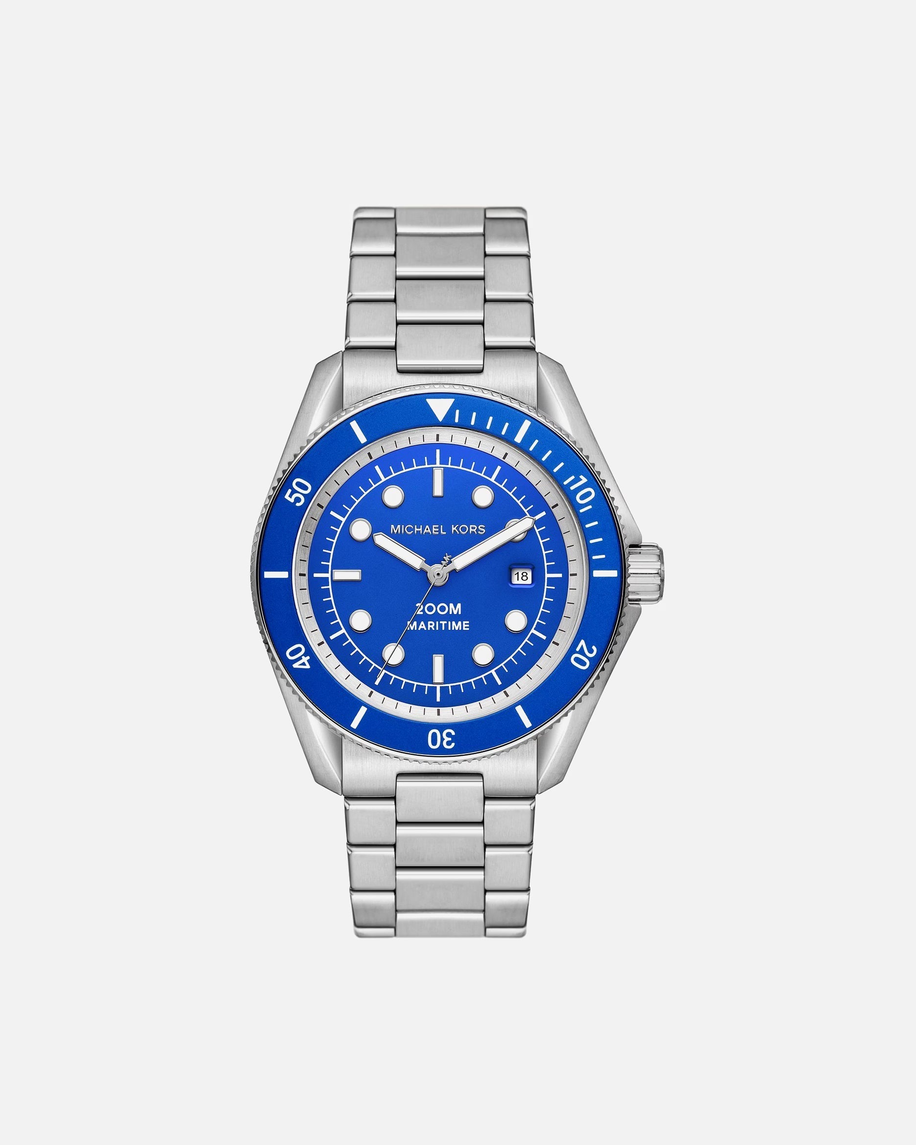 ساعة مايكل كورس الفضية للرجال - MK9160