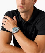 ساعة مايكل كورس الفضية للرجال - MK9165