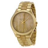 Michael Kors Slim Runway All Reloj dorado para mujer MK4285