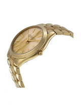Michael Kors Slim Runway All Reloj dorado para mujer MK4285