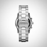 ساعة مايكل كورس ستوب هانغر كرونوغراف فضية للرجال MK8314