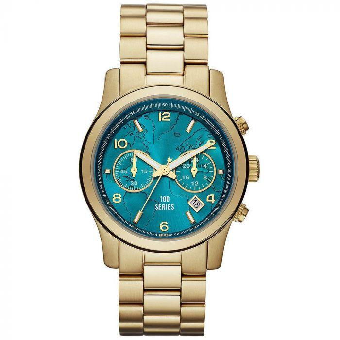Buy Michael Kors Stop Hunger Chronograph Turquoise Dial Ladies