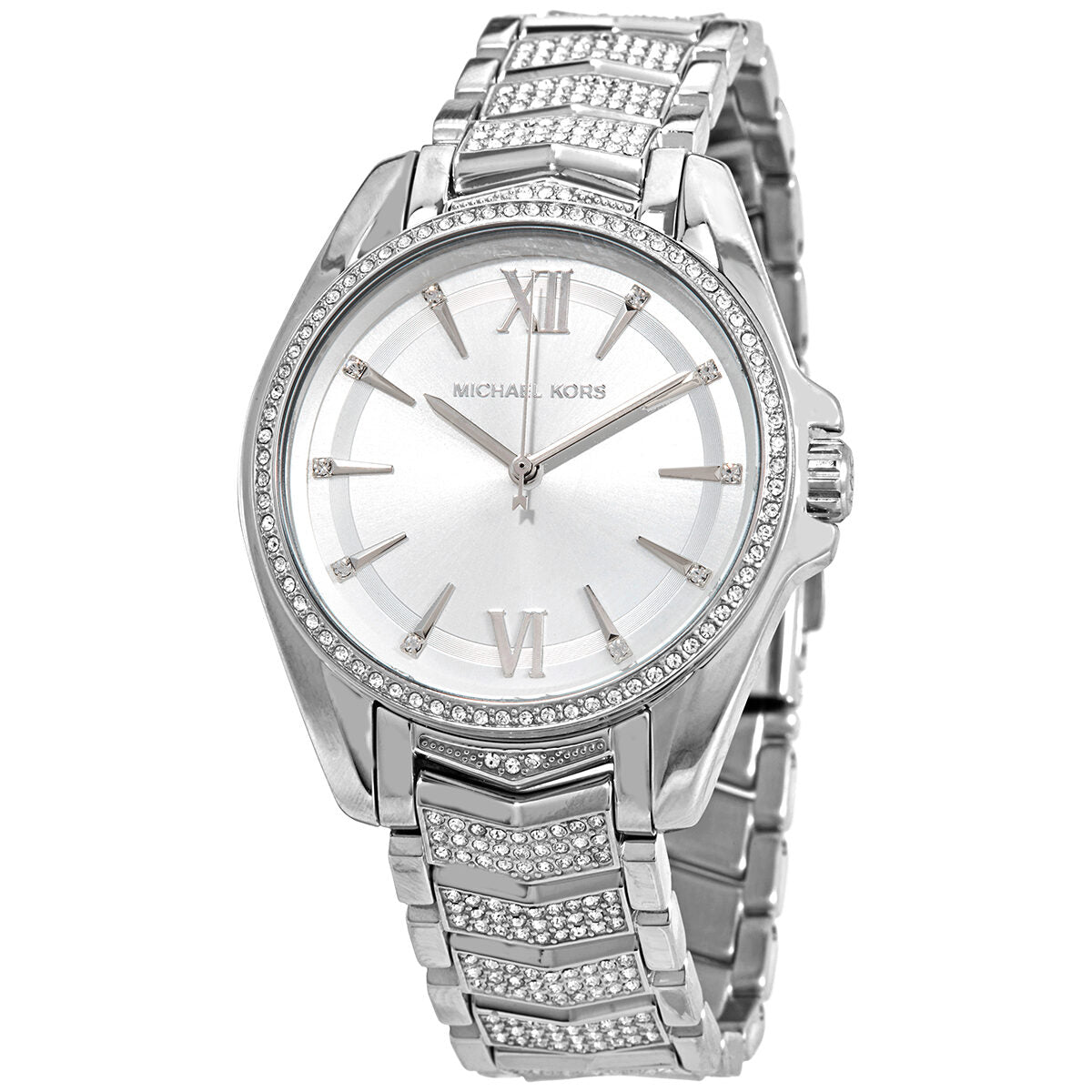Michael Kors Whitney Reloj de cuarzo con esfera blanca para mujer MK6687