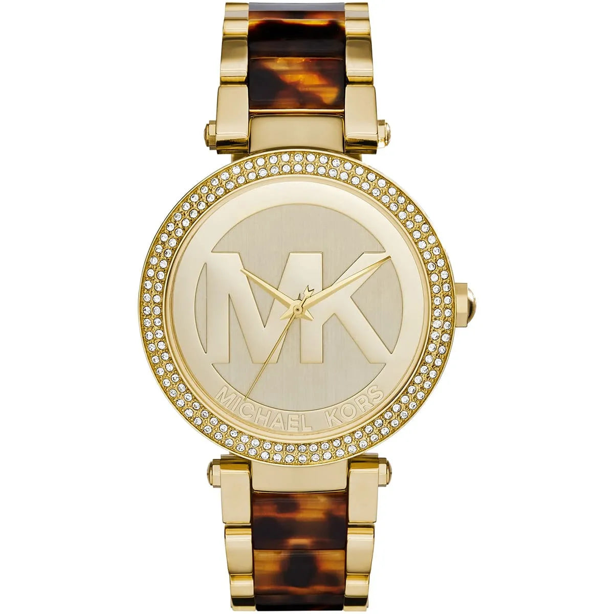 Michael Kors Parker Gold and Tortiose Acetate Women's Watch - MK6109