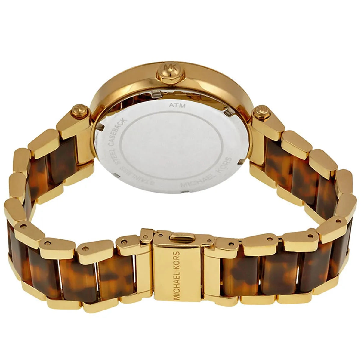 Michael Kors Parker Gold and Tortiose Acetate Women's Watch - MK6109