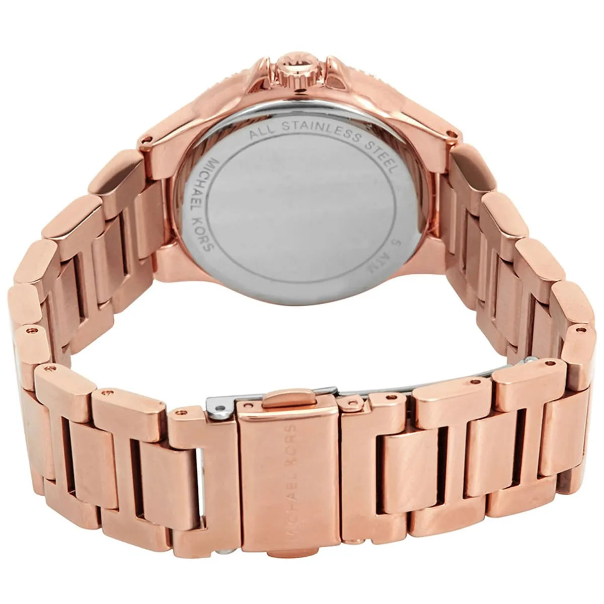 Michael Kors Camille Cronógrafo Cuarzo Cristal Esfera Blanca Reloj Mujer MK6845