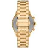 Michael Kors Berkley Chronograph Black Dial Gold Steel Strap Watch For Women - MK7414 mk7414 - Image 4