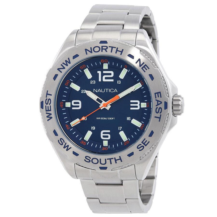 Nautica Clearwater Beach Quartz Blue Dial Men's Watch NAPCWS302 - The Watches Men & Co