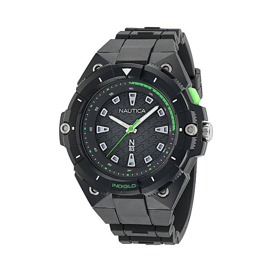 Nautica Coronado Bay Quartz Black Dial Men's Watch NAPCNS404 - The Watches Men & Co