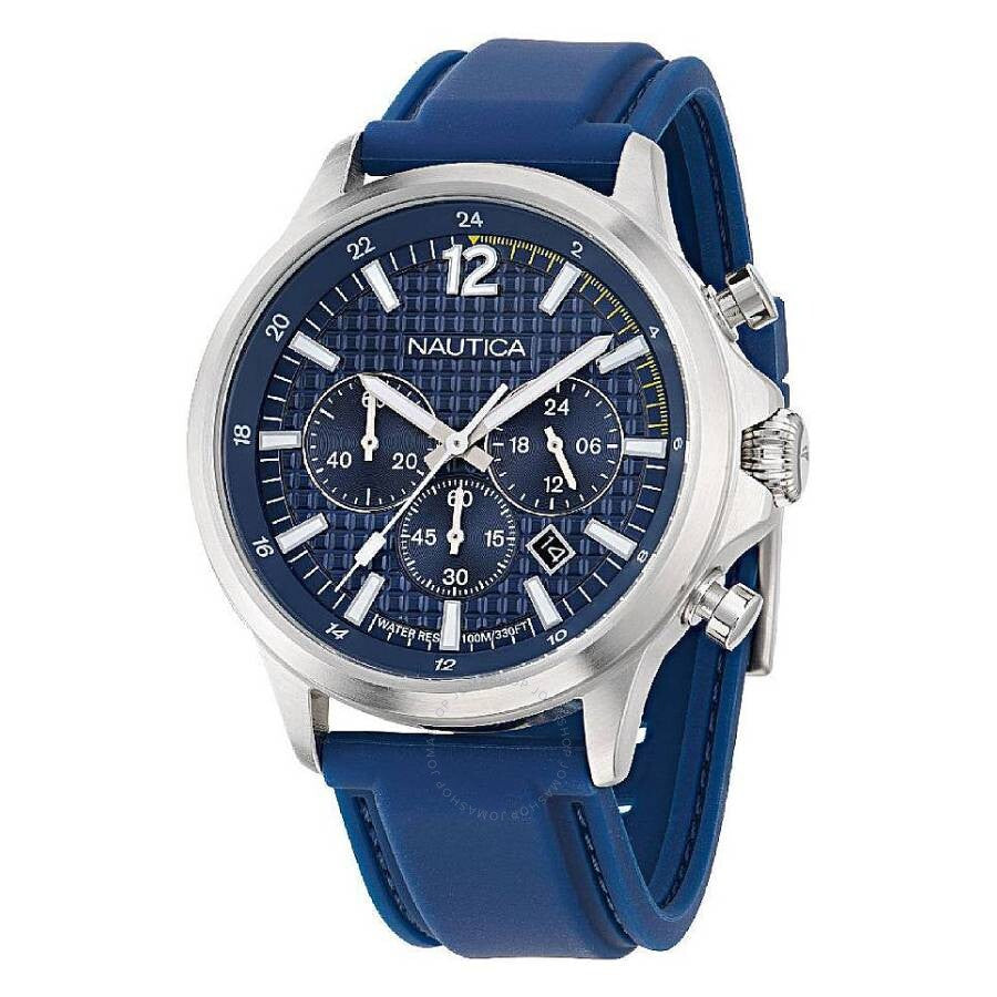 Nautica Nct Blue Ocean Chronograph Quartz Blue Dial Men's Watch NAPBOF402 - The Watches Men & Co