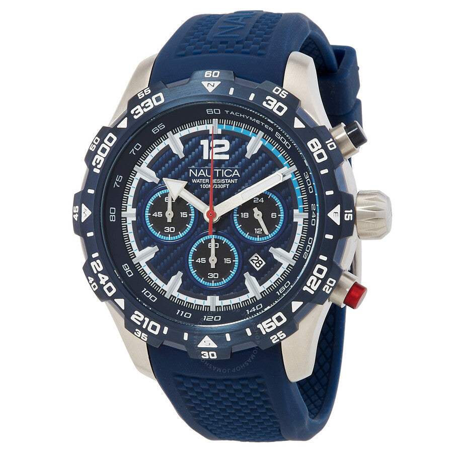 Nautica NST Chronograph Quartz Blue Dial Men's Watch NAPNSS401 - The Watches Men & Co