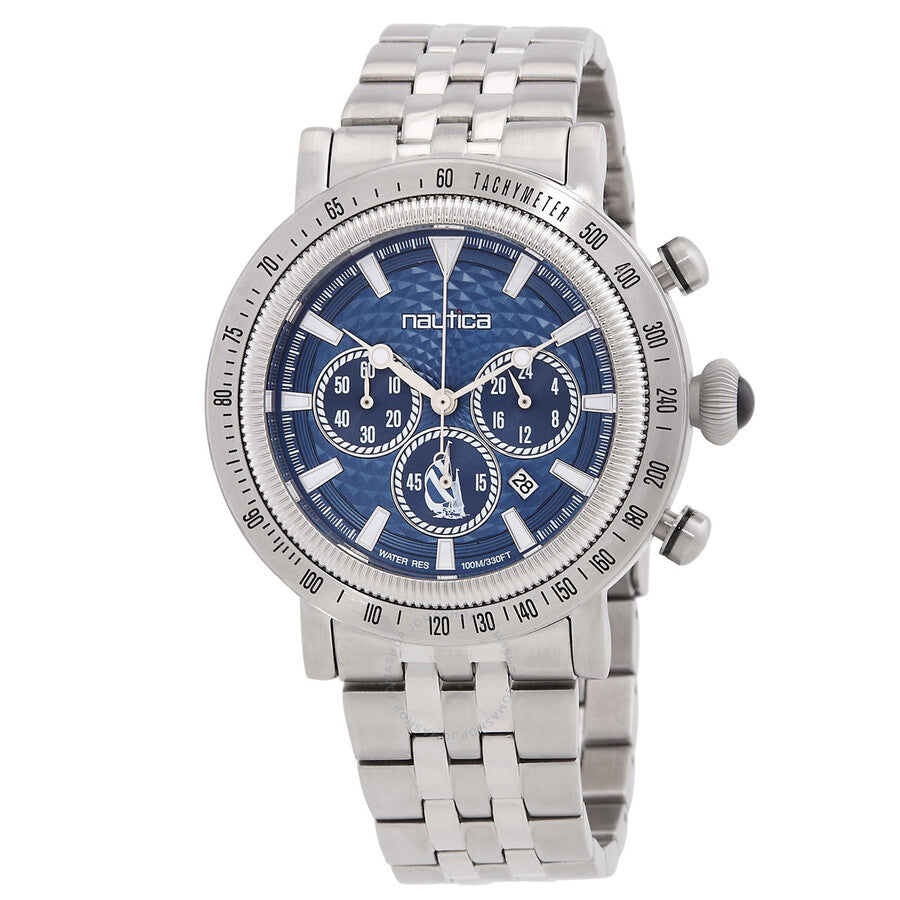 Nautica Spettacolare 40th anniversary Chronograph Quartz Blue Dial Men's Watch NAPSPF302 - The Watches Men & Co