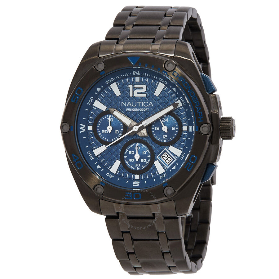 Nautica Tin Can Bay Blue Dial Men's Watch NAPTCF211 - The Watches Men & Co