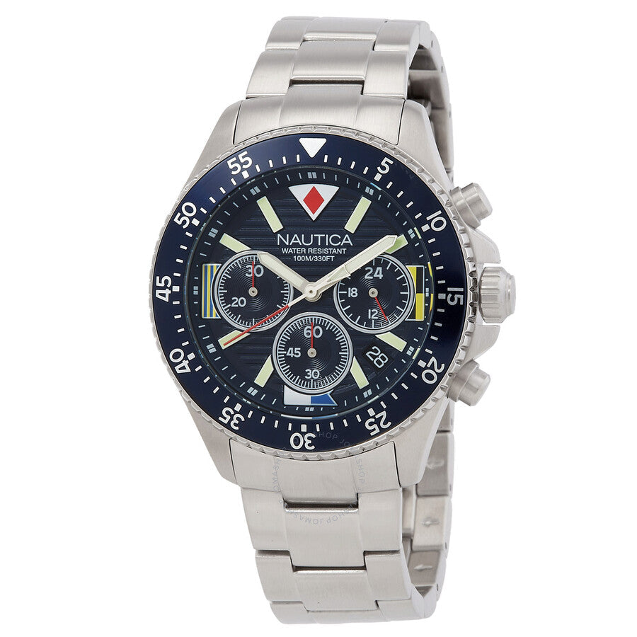 Nautica Westport Chronograph Quartz Blue Dial Men's Watch NAPWPS304 - The Watches Men & Co