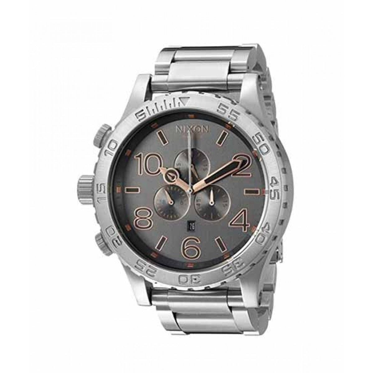 Nixon 51-30 Reloj para hombre con esfera en tono dorado rosa gris A083-2064