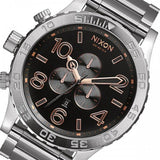 Nixon 51-30 Reloj para hombre con esfera en tono dorado rosa gris A083-2064