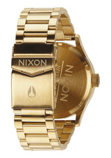 Reloj Nixon Sentry para hombre con esfera negra y tono dorado A356-510