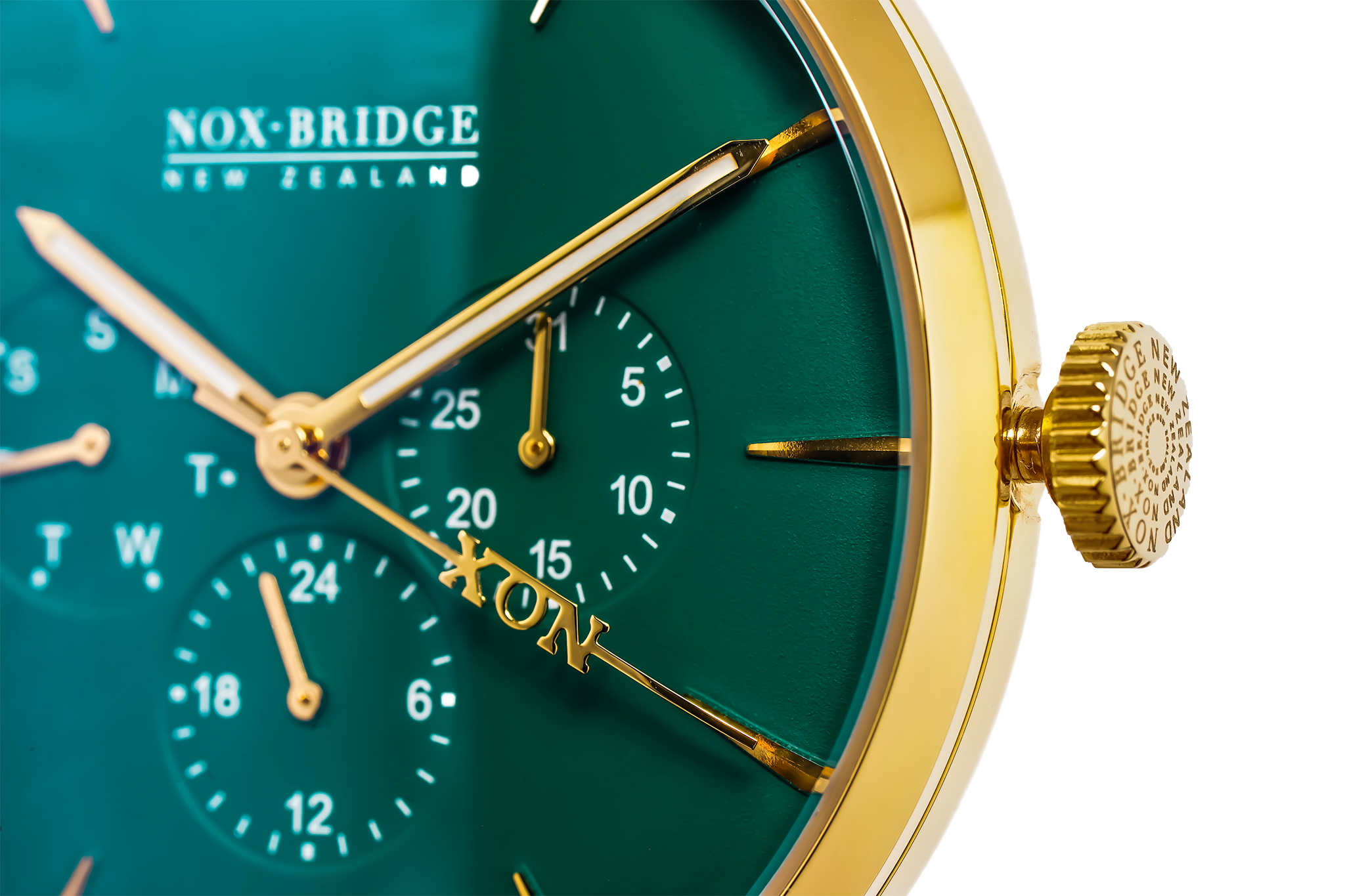 Noxbridge Vega Green & Gold Watch VVIG41