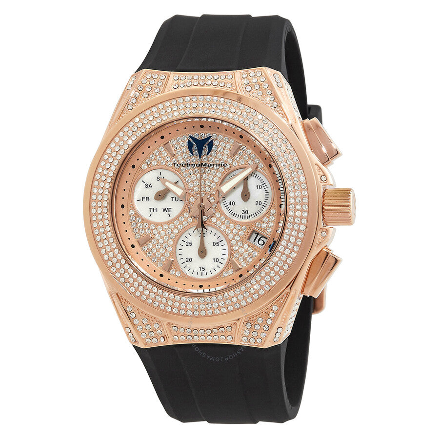 Open Box - Technomarine Cruise Chronograph Quartz Crystal Unisex Watch TM-118109 - The Watches Men & Co