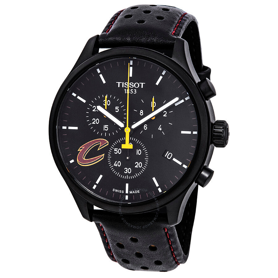 Pre-owned Pre-owned Tissot NBA Teams Special Cleveland Cavaliers Chronograph Black Dial Men's Watch T116.617.36.051.01 - The Watches Men & Co
