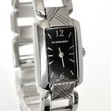 Burberry Signature Quartz Black Dial Silver Steel Strap Watch for Women - BU4210 BU4210 - Image 5