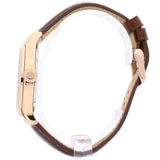 ساعة مازيراتي إيبوكا للرجال، مينا أزرق، سوار جلدي، لون بني، رقم الموديل R8851118001