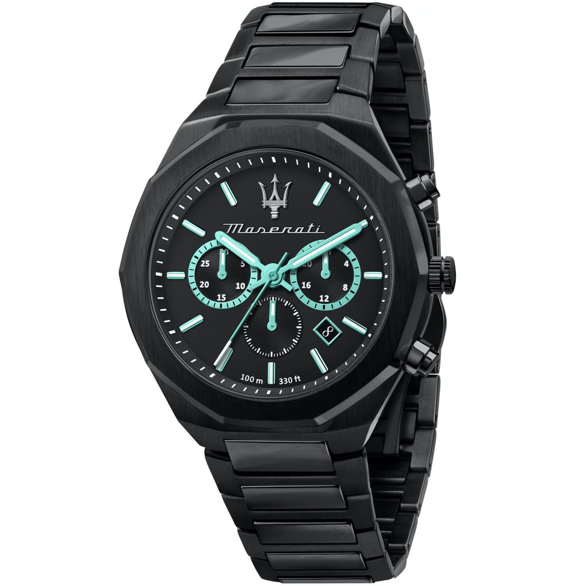 Maserati Stile Analog Black Dial Watch R8873644001