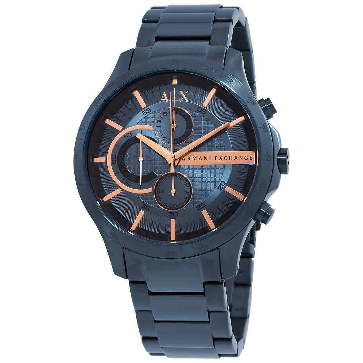 Armani exchange analog blue discount dial men's watch ax2403