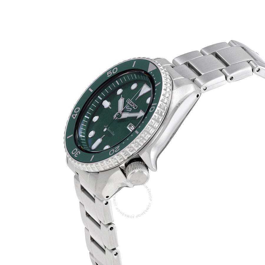 Seiko 5 Automatic Green Dial Men's Watch SRPD61