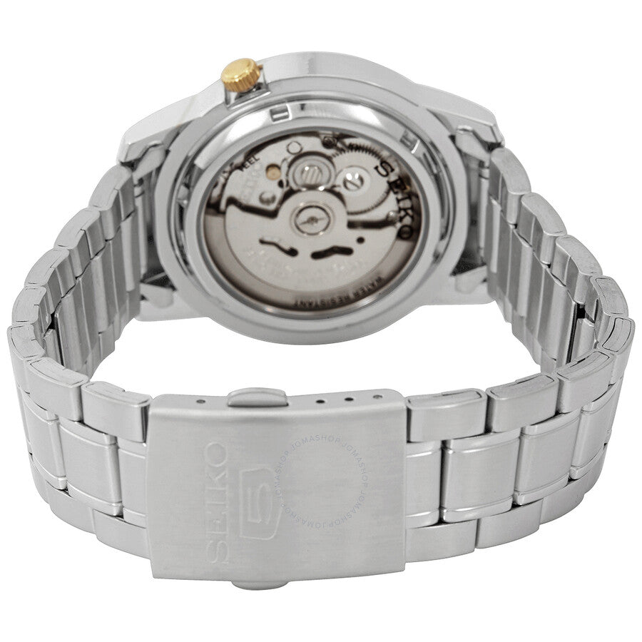 Seiko 5 Automatic Silver Dial Men's Watch SNKK09K1 - The Watches Men & Co #3