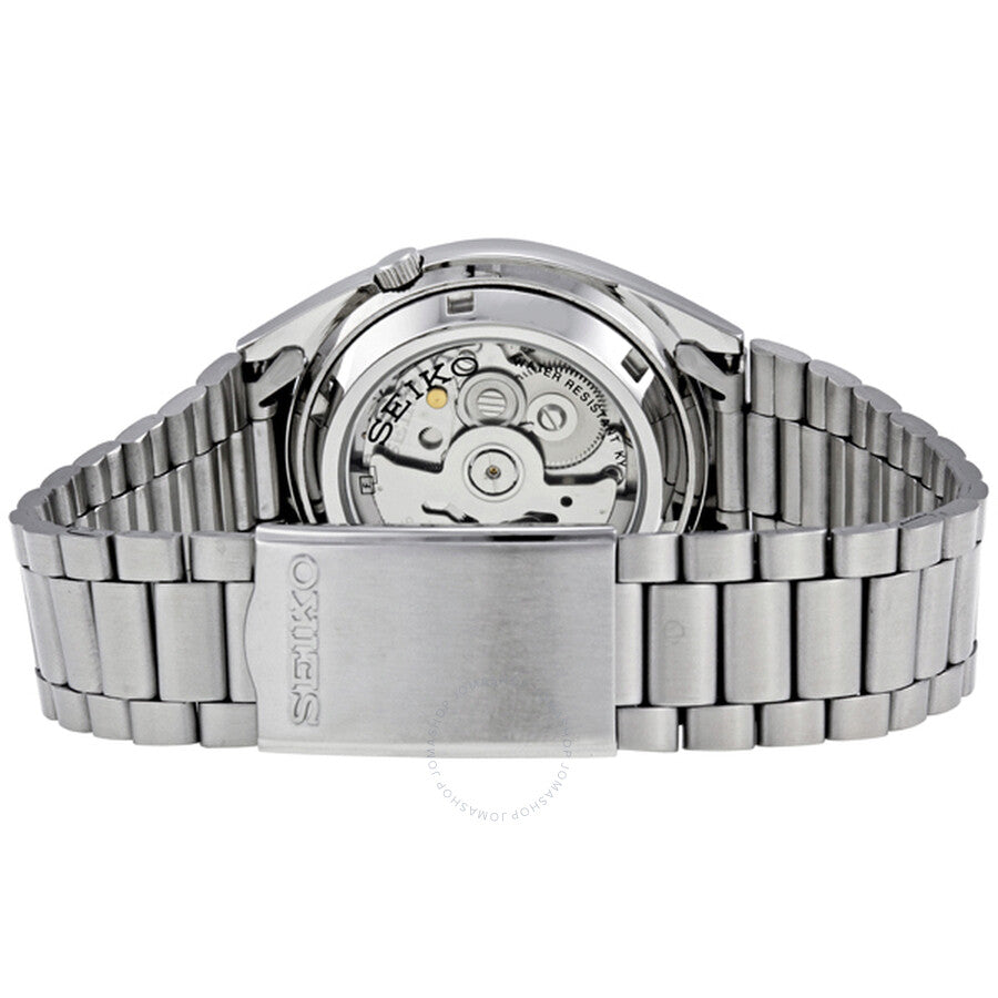 Seiko 5 Automatic Silver Dial Stainless Steel Men's Watch SNXS73 - Watches of America #3
