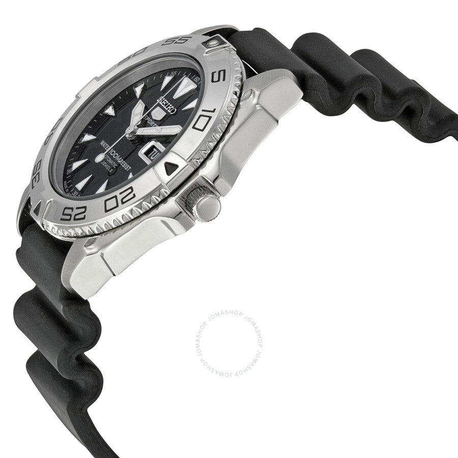 Seiko 5 Sports Automatic Black Dial Men's Watch SNZB33J2 - The Watches Men & Co #2