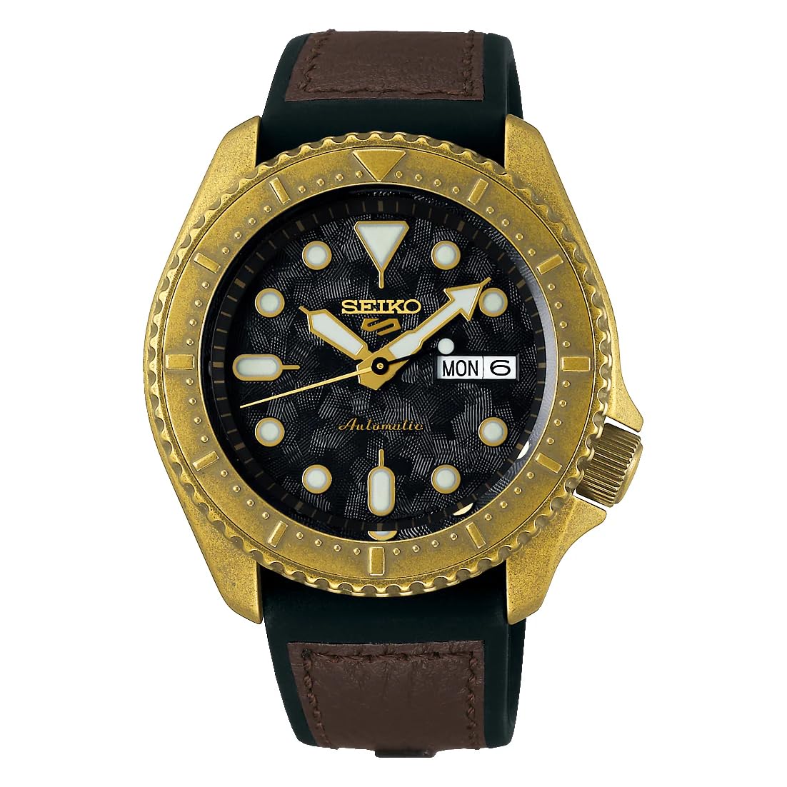 Seiko 5 Sports Automatic Black Dial Menβs Watch SRPE80K1 - Watch