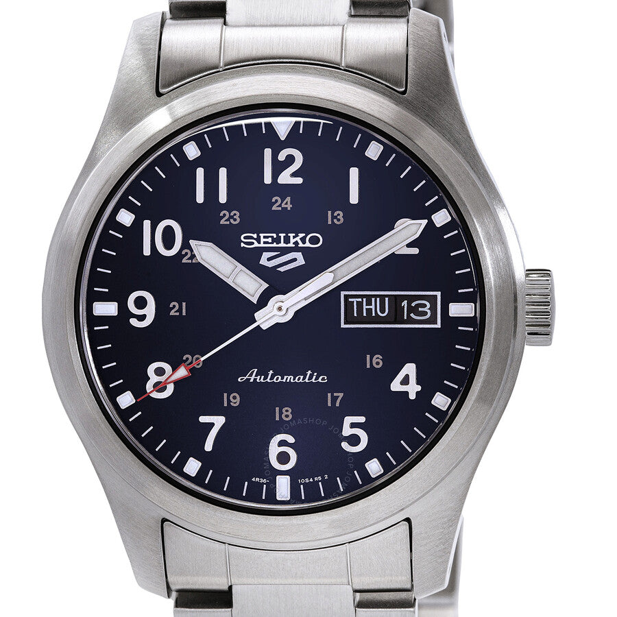 Seiko 5 Sports Automatic Blue Dial Men's Watch SRPG29K1 - The Watches Men & Co #4