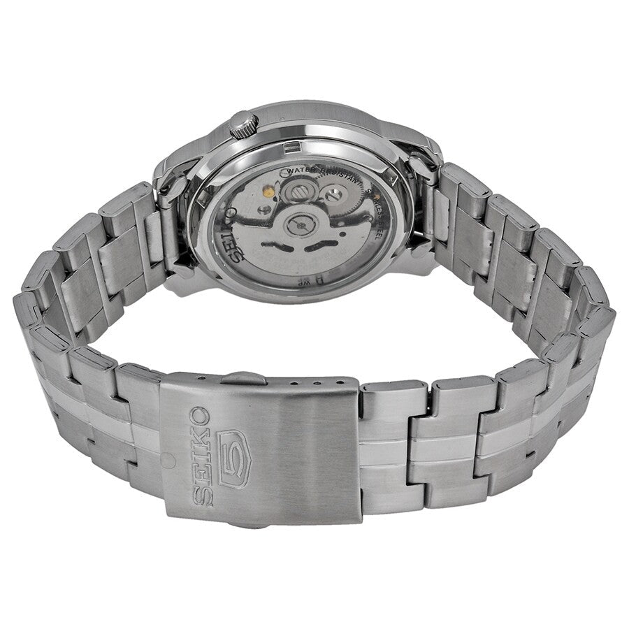 Seiko Automatic White Dial Stainless Steel Men's Watch SNKL75 - The Watches Men & Co #3