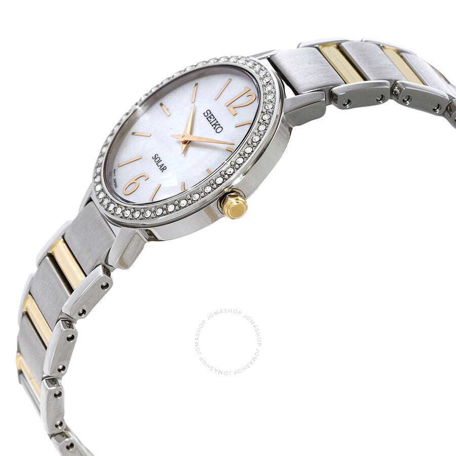 Seiko Classic Lady Eco-Drive Mother of Pearl Dial Ladies Watch SUP469P1 - The Watches Men & Co #2