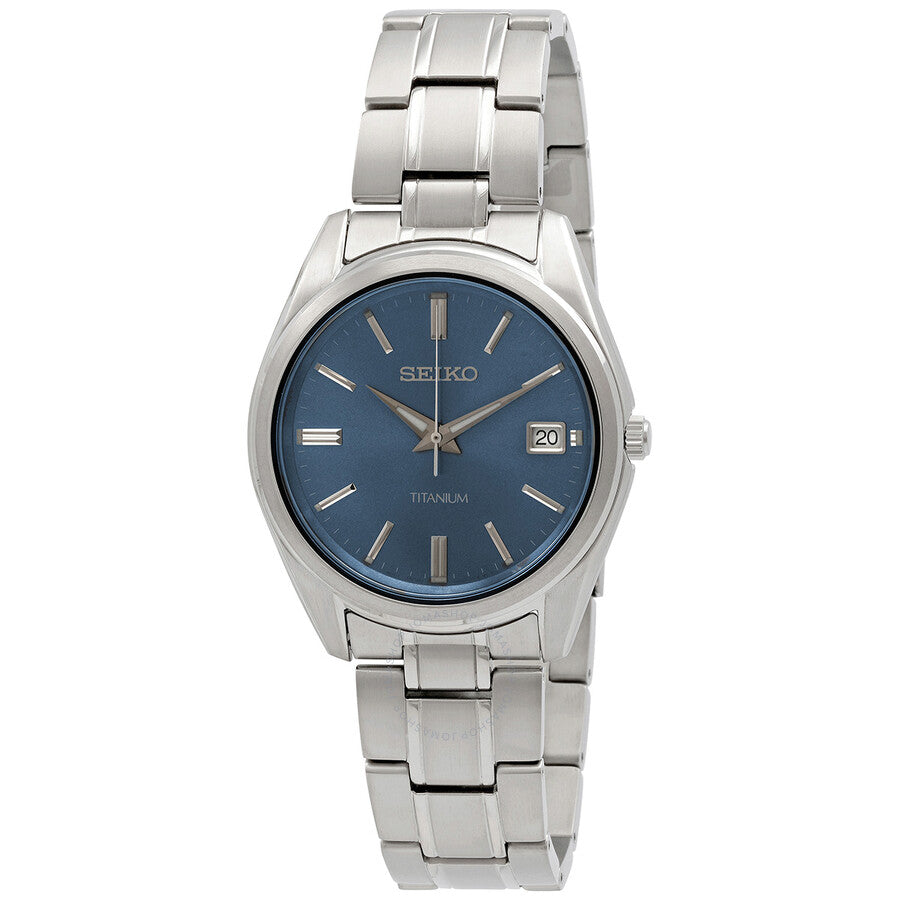 Seiko Classic Quartz Blue Dial Men's Watch SUR371P1 - The Watches Men & Co