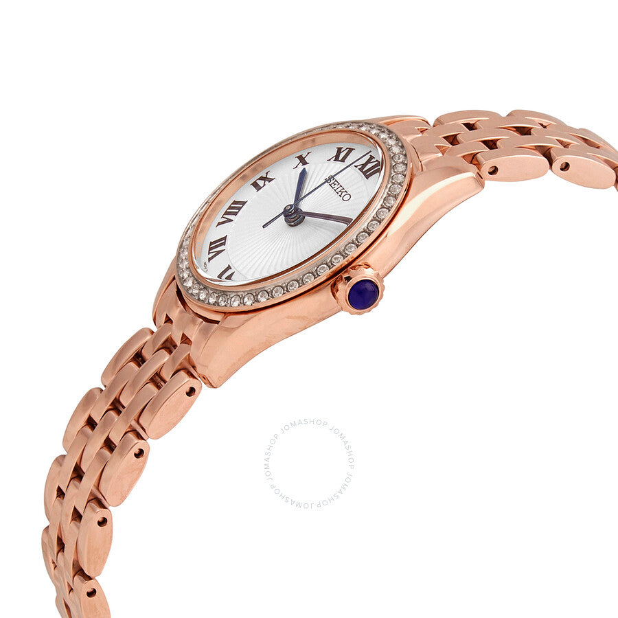 Seiko Classic Quartz White Dial Ladies Watch SUR338