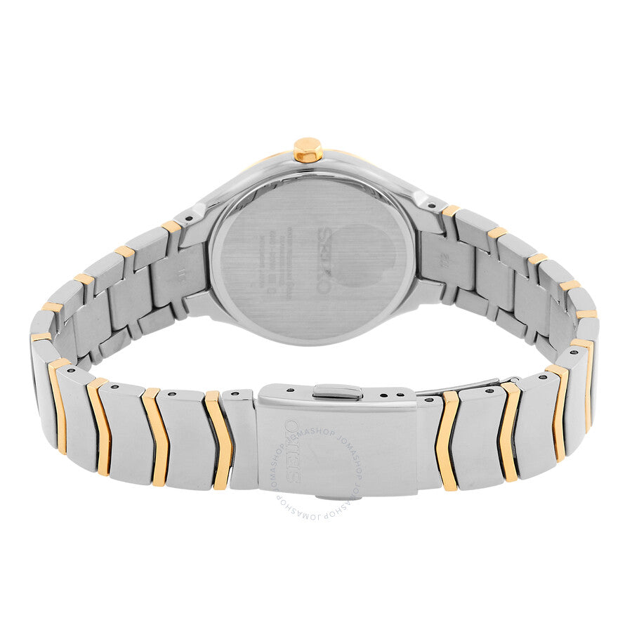 Seiko Discover More Quartz Champagne Dial Ladies Watch SUR550P1 - The Watches Men & Co #3